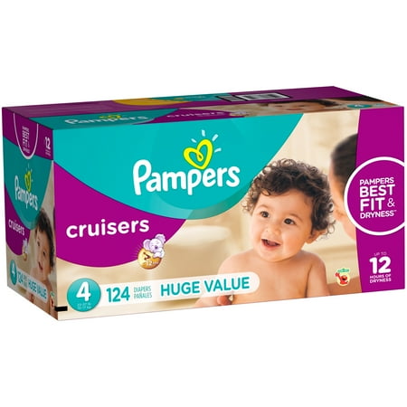 Sign up to start saving on brands you love. • Up to 12 hours of overnight dryness • Locks away wetness into 3 Extra Absorb Channels™ • 3 layers of absorbency pull liquid away and keep your baby dry • 3x drier* for all-night sleep protection *Based on size 4 vs. the leading value brand. Average of grams less after 3 typical wettings over 15 min.