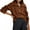 Brown 2, variant on KOMOO Women Oversized Half Zip Sweater Long Sleeve Turtleneck Zipper Pullover Sweaters Ribbed Knit Jumper