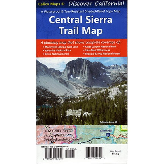 Central Sierra Trail Map