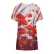 thumbnail image 4 of Mujer suelta casual manga corta cuello redondo estampado casual blusa camiseta túnica tops Fridja  ghk4515, 4 of 6