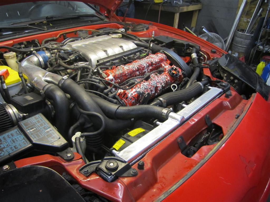 Mishimoto MMRAD-3KGT-91 Performance Aluminum Radiator Compatible With Mitsubishi 3000GT Manual 1991-1999
