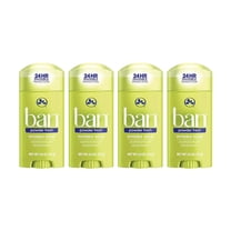 Ban Anti-Perspirant Deodorant Invisible Solid Shower Fresh 2.60 oz (Pack of 4)