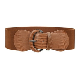 4 Pack Women Wide Elastic Waist Belt for Dress Vintage  display picture 2