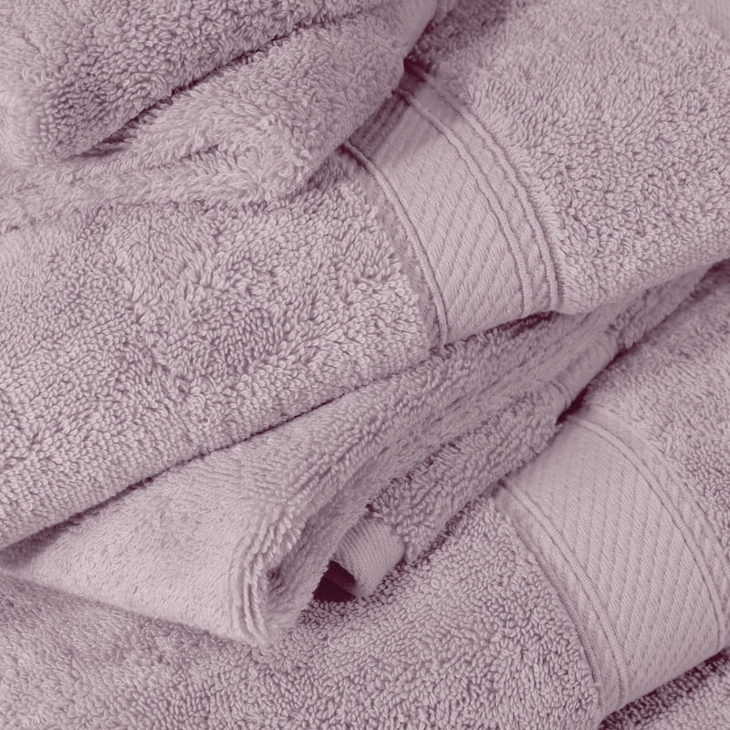 Superior Hymnia Egyptian Cotton 6-Piece Towel Set, Purple
