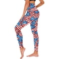 thumbnail image 1 of MKLEKYY Leggings deportivos para mujer, Día de la Independencia, 4 de julio, para yoga, correr, gimnasio, yoga, mallas de compresión, yoga, correr, fitness. 4022, 1 of 4