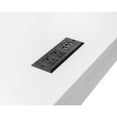 thumbnail image 4 of Modern Electric Sit/Stand L-Desk and Return Height Wood Desk White, 4 of 12