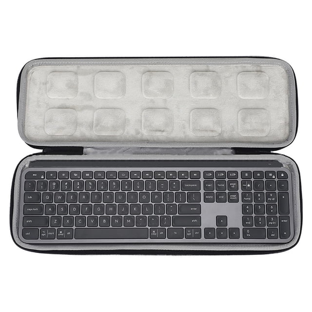 ZZkhGO Étui Clavier Portable en EVA, Étui de Rangement Rigide pour Clavier Avancé, Sac de Voyage Antichoc et Antipoussière pour la Protection des Instruments Électroniques