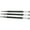 Black, variant on SKILCRAFT, NSN6850103, Vista Retractable Gel Pen Refill, 3 / Pack