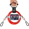 thumbnail image 1 of Royal Paw Cable De Amarre Para Perros – Cable De Amarre Para Perros (Hasta 300 Libras) – Utilice Amarres Y Estacas Para Perros Para Exteriores – La Mejor Correa Resistente Para Perros Grandes (20 Pies, 1 of 1