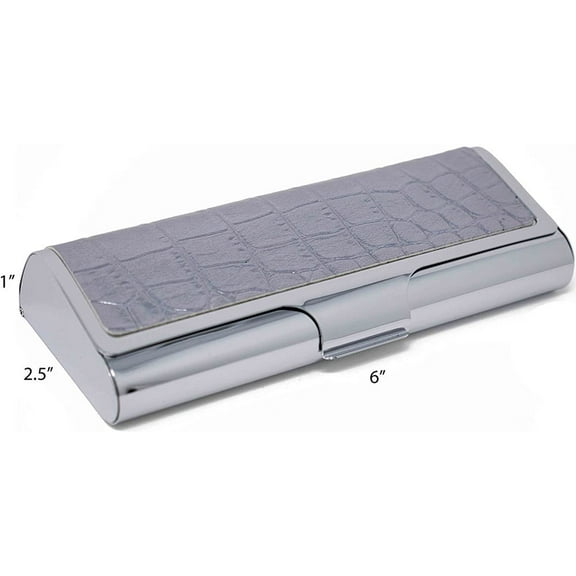 Metallic Hard Shell Print Protective Eyeglasses Case