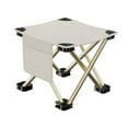 thumbnail image 1 of Plegable Camping Stool Footrest Compact Sturdy Lightweight Portable Mini Plegable 33cmx33cmx32cm, 1 of 8