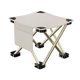 thumbnail image 1 of Taburete plegable para acampar, mini silla plegable compacta con bolsillo lateral reclinable para pies 33cmx33cmx32cm, 1 of 9