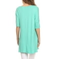 thumbnail image 5 of Women's Casual Short Sleeve Tunic Top With Pockets, 5 of 7