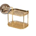 thumbnail image 1 of Dvruxg Clear Plastic 2-Tier Bathroom Vanity Organizer, Desktop Cosmetic Display Shelf, 1 of 5