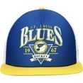 thumbnail image 2 of Men's-Fanatics Blue/Gold St. Louis Blues Classic Foam Adjustable Trucker Hat, 2 of 5