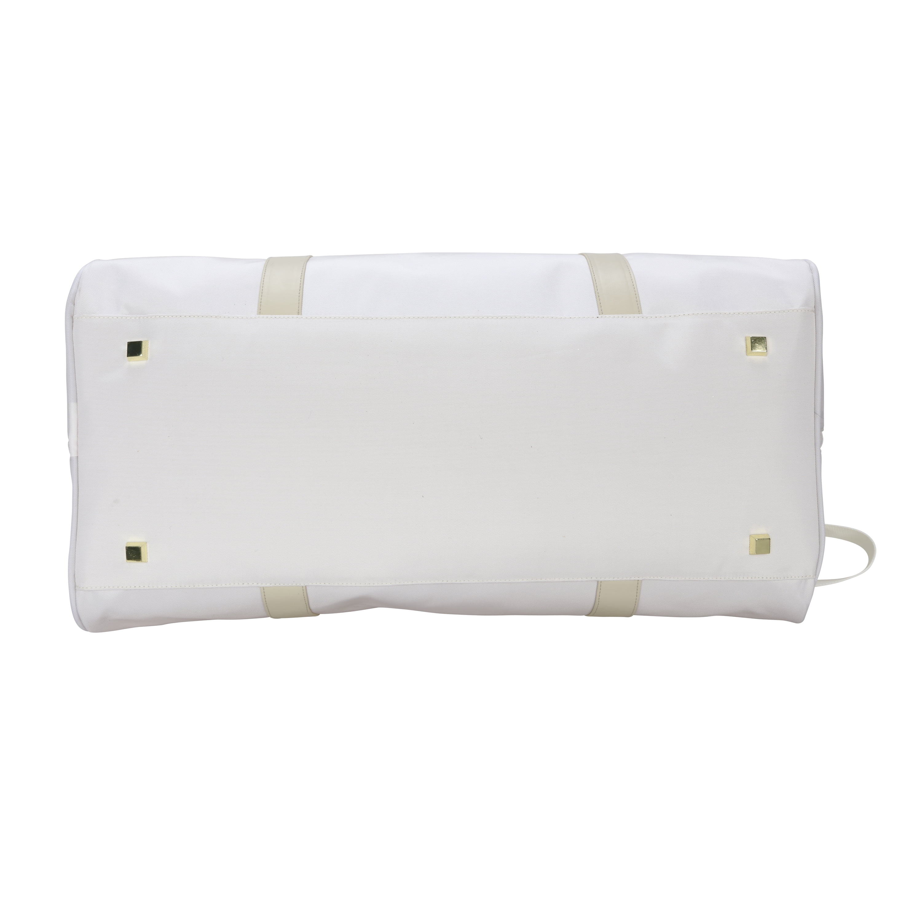 Prot g 21 inch Travel Weekender Duffel Cream Polyester
