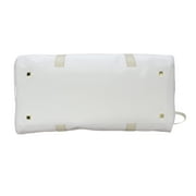 Protégé 21 inch Travel Weekender Duffel, Cream Polyester