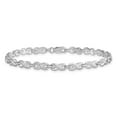 thumbnail image 6 of Auriga Fine Jewelry 925 Sterling Silver Rhodium Plated Diamond Bracelet 7 inch for Women, 6 of 6