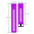 thumbnail image 2 of Correa de reloj inteligente Deportes Fitness Pulsera Correa de TPU Reemplazo de correa de reloj para Garmin Forerunner 35/30 Eigraketly EL2535-02, 2 of 2