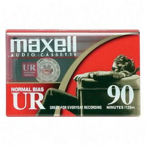 Campy Cassette - Maxell UR 90 Minute Cassette Audio Tape 7 Pack + Free Shipping