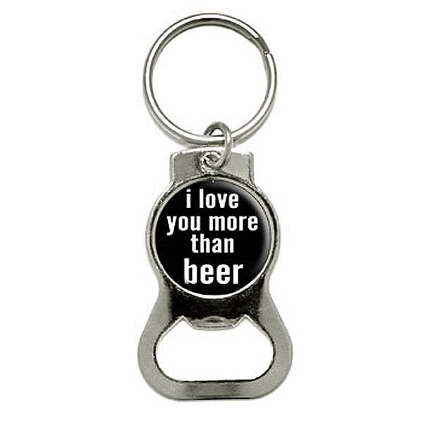 I Love You Bottled Keychain 