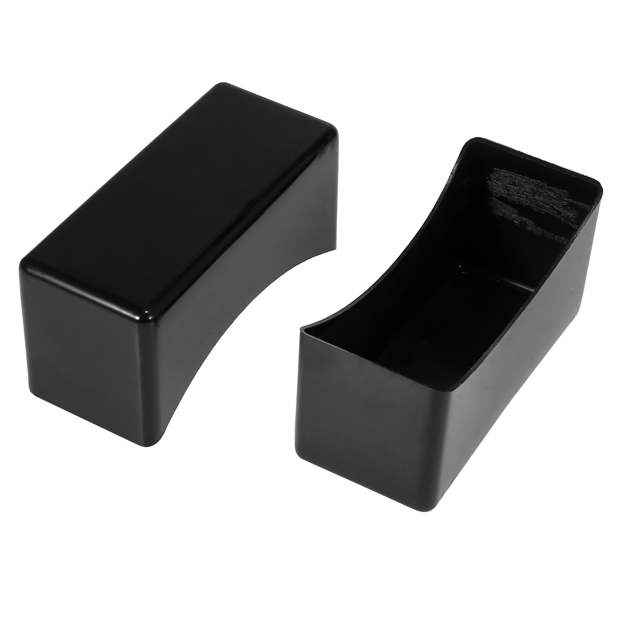 Unique Bargains 2Pcs Tire Wheel Rim Trim Sponge Foam Brush 3.94"x1.57"x2.36" Black