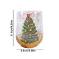 thumbnail image 3 of Multipurpose Double Glass Christmas Cup Anti-scald Star Cup Sequins, 3 of 8