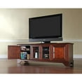 thumbnail image 3 of Crosley Furniture LaFayette 60" Wood Low Profile TV Stand in Mahogany, 3 of 4
