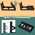 thumbnail image 2 of Cuencos Elevados EKEJLI Negro para Perros Medianos y Grandes Ajustables y Portátiles, 2 of 7