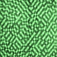 thumbnail image 1 of Ahgly Company Indoor Square Abstract Emerald Green Contemporary Area Rugs, 4' Square, 1 of 4