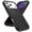 Black, variant on Allytechgroup Case Compatible with iPhone 17 Pro Max with Hidden Kickstand, [Military Grade Drop Protection] Soft TPU Hard PC Bumper Non-Slip Shockproof Full Protective Case, Black