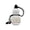 White, variant on Hulu Water Bottle 800ml Transparent Curved Flat Water Bottle in Gourd Style with Strap Waist Rope Cup Brush Pendant DIY Sticker Leak Proof Sports Water Bottle for Festival Activities
