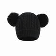 thumbnail image 4 of REDARER Kids Knitted Winter Hat with Lining & Double Pom Poms | Cute Warm Beanie for Cold Weather,One Size, 4 of 4