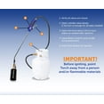 thumbnail image 6 of Flame King Propane Torch Kit, Heavy-Duty Adjustable Flame Weed Burner with Battery-Operated Igniter, Black/Blue/Silver, 6 of 11