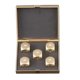 thumbnail image 1 of 5 Pcs Dice 15mm Metal Dice With Case 6 Sided Gold Mahjong Dice Set, 1 of 5