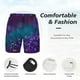thumbnail image 3 of Fotbe Purple and Green Glitter Traje de Baño para Hombre – Shorts de Natación de Secado Rápido con Forro y Bolsillos-X-Large, 3 of 6