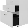 thumbnail image 3 of Pemberly Row 44W 3 Piece Modular Storage Set With Floor & Wall Cabinets in White, 3 of 8