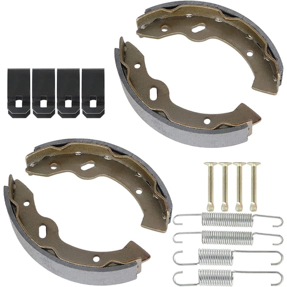 LABLT Club Car Golf Cart Brake Shoes & Spring Kit Replacement for Yamaha G1 G2 G3 G5 G8 J55-W2536-00