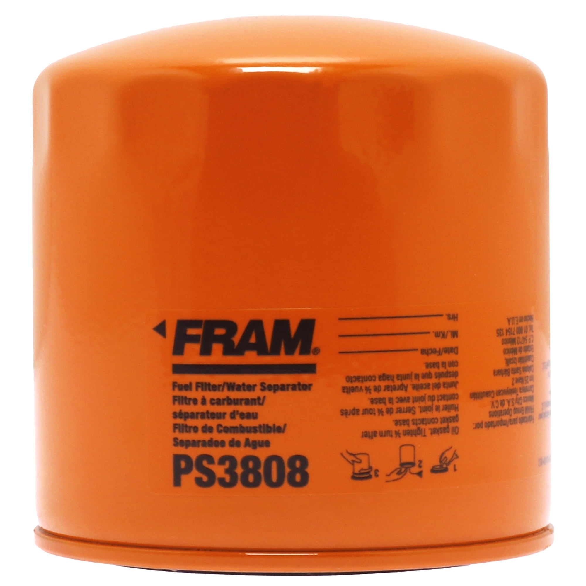 (2 pack) FRAM PS3808 Spin-On Replacement Water Separator Filter For Select Marine Vehicles