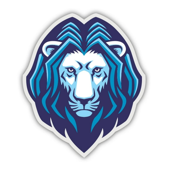 Lion - 3" Vinyl Sticker - For Car Laptop Water Bottle Phone - Waterproof Decal