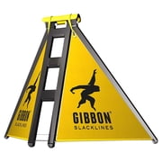 Gibbon Independence Slackline Kit with ClassicLine, Slackline A Frame x2, Slackline Ground Screw - Slackline Without Trees, Adjustable Slack Line Set