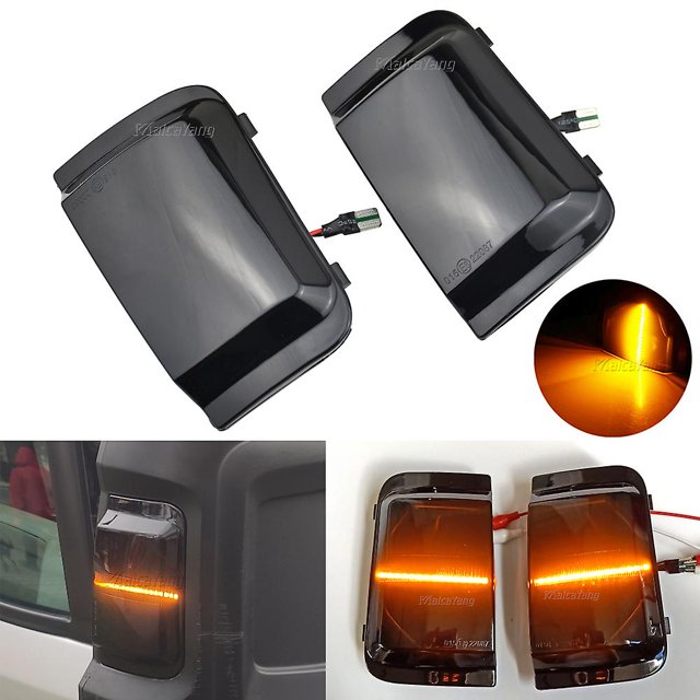 Intermitente dinámico ZHCH para Citroen Jumper Peugeot Boxer Fiat Ducato Luz de señal de giro para espejo retrovisor