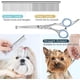 thumbnail image 4 of Juego de tijeras de peluquería canina, tijeras profesionales de peluquería para mascotas de 5 piezas con puntas redondas de seguridad para perros y gatos, tijeras de adelgazamiento, 4 of 5