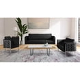 thumbnail image 6 of Meridian Furniture Casa Black Velvet Upholstereded Sofa, 6 of 8