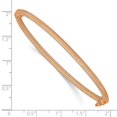 thumbnail image 2 of Diamond2Deal 14K Rose Gold Textured Hinged Bangle for Women, 2 of 4
