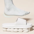 thumbnail image 7 of LKJYER Pillow Slippers for Women and Men Open Toe Thick Sole Cushioned Non Slip Quick Drying House Slides Bathroom Sandals Lightweight Comfortable Slip On House Slippers, 7 of 7