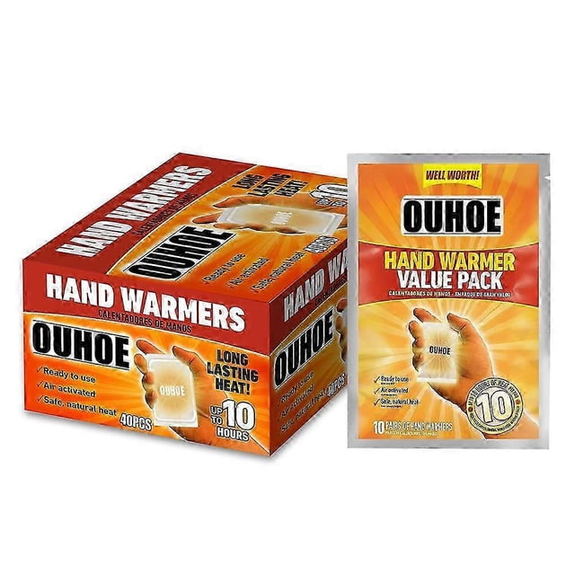 20 unidades de calentadores de manos, pies, manos y cuerpo, paquetes de HotHands, guantes de bolsillo para calentar los pies, 10 horas