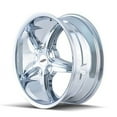thumbnail image 2 of Dip D35 Diplomat 20x8.5 5x112/5x120 +35mm Chrome Wheel Rim, 2 of 2