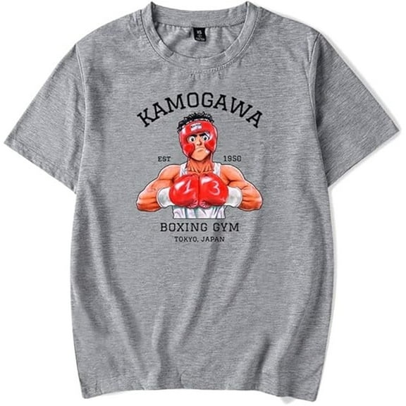 Hajime No Ippo KBG Merch Tshirt Fashion Short Sleeve Unisex Hip Hop Top Casual Tee Shirt