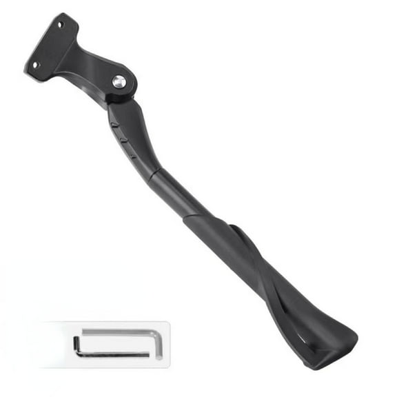 Bike Kickstand - Adjustable, Aluminum Alloy Strong Rear Mount Bicycle Kick Stand for 24-29 inch Electric & Mountain Adult Bike(40mm)